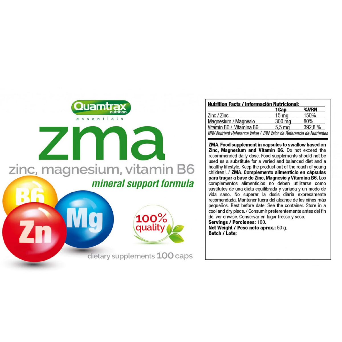 ZMA Vitamins